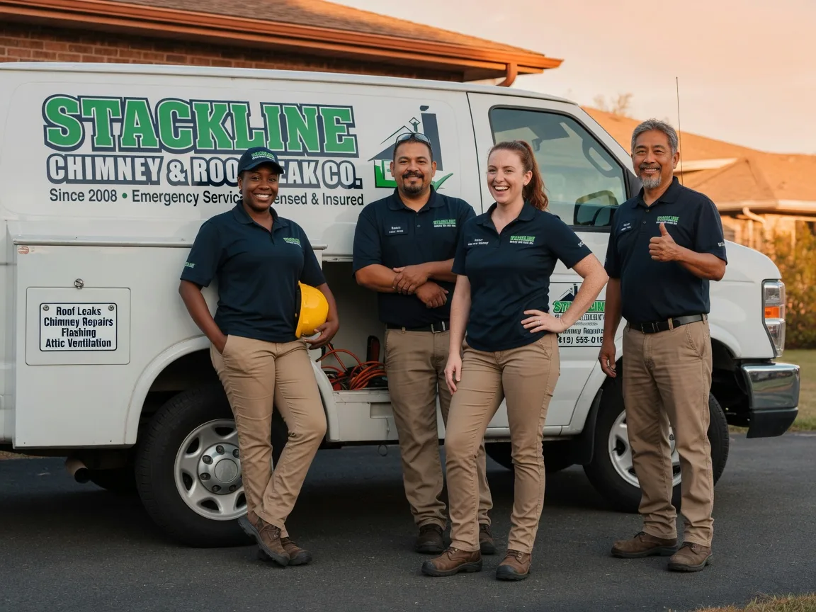 Chimney flashing repair company in Fredericksburg, IA